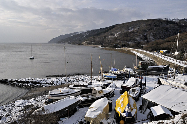 Frongoch Boatyard, 19th January 2013
