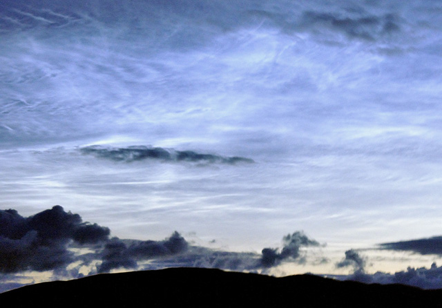 Noctilucent clouds over Machynlleth 20th July 2009