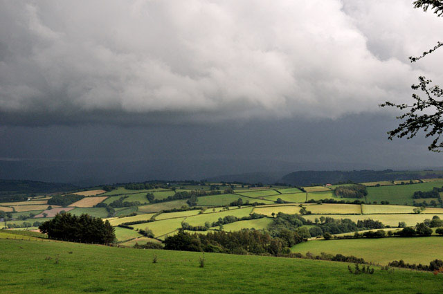 Storm, July 8th 2011, that caused flash-flooding around Llanidloes