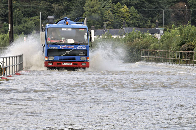 Floods at Machynlleth