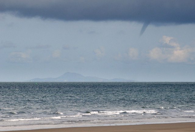 Waterspout over Cardigan Bay