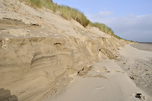 Dune erosion N of Aberdyfi