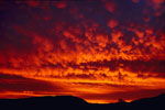 Incredible sunrise near Machynlleth - late November 2006