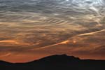 Noctilucent clouds over the Arans