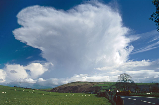 cumulonimbus cloud near talybont